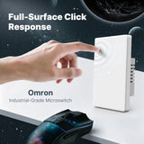 MOES Matter WiFi Smart Switch, Star Grand Series Full-Touch 10A 2200W Power Load, Neutral Required US Standard, view 2