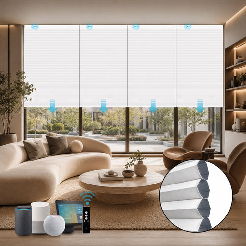MOES Motorized Blackout Cellular Shades Nowa