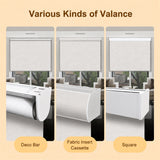 MOES Motorized Roller Shades 100% Blackout Linen, view 4