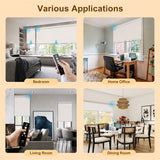MOES Motorized Roller Shades 100% Blackout Safari, view 2