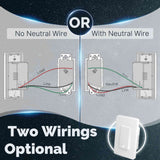 MOES Star Ring ZigBee Smart Light Switch Single Pole, No Neutral Required, No Capacitor, view 2