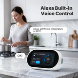 MOES Tuya AI Desktop Center Control Panel Alexa Built-in,with Zigbee & BLE Mesh Hub IR Control Video Monitoring, view 2