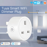 MOES WiFi Smart Power Dimmer Plug Brightness Adjust Timer Socket UK Standard, view 2