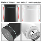 MOES ZigBee Smart Radiator Valves Tuya Save Energy Black White TRV BRT 100 Mini Soft Touching Thermostatic Valve, view 5