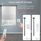 Moes Rechargeable Tubular Roller Blind Motor RF433 Remote Control, view 2