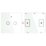 Moes RF433 Smart Wirelesss Wall Glass Panel Transmitter Touch Switch Multi-control Remote EU, view 6