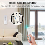 Moes RF433 Remote Emitter For Controlling WiFi /ZigBee Curtain Motor, view 3
