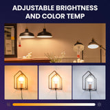 Moes Smart Ble Led Bulb Dimmable Light 9W E27 Bulbs Color Adjustable Works With Alexa, view 3