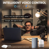 Moes Smart Ble Led Bulb Dimmable Light 9W E27 Bulbs Color Adjustable Works With Alexa, view 5