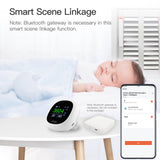 MOES BLE Smart Carbon Dioxide Tester Portable CO2 Temp Humi Air Quality Monitor, view 4