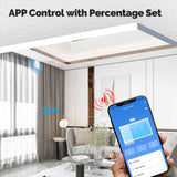 Moes Zigbee Smart Electric Curtain Robot Timing Auto Opener Closer App Remote Control, view 5