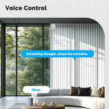Moes Zigbee Smart Electric Curtain Robot Timing Auto Opener Closer App Remote Control, view 6