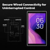 Moes Smart Home 5-Inch Touchscreen Control In-wall Smart Panel with Alexa Built-in Neutral Wire Required, view 6