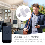 MOES WiFi Smart Light Bulb Adapter Lamp Holder Base AC 85-250V Timmer Remote E27 Lampholder, view 3