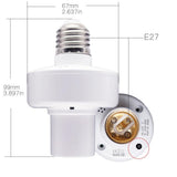 MOES WiFi Smart Light Bulb Adapter Lamp Holder Base AC 85-250V Timmer Remote E27 Lampholder, view 6