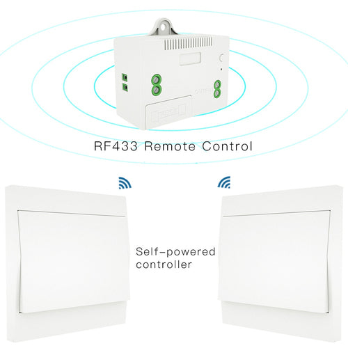 Moes Smart RF433 Transmitter Push Button Switch Multi-Control Self-powered EU