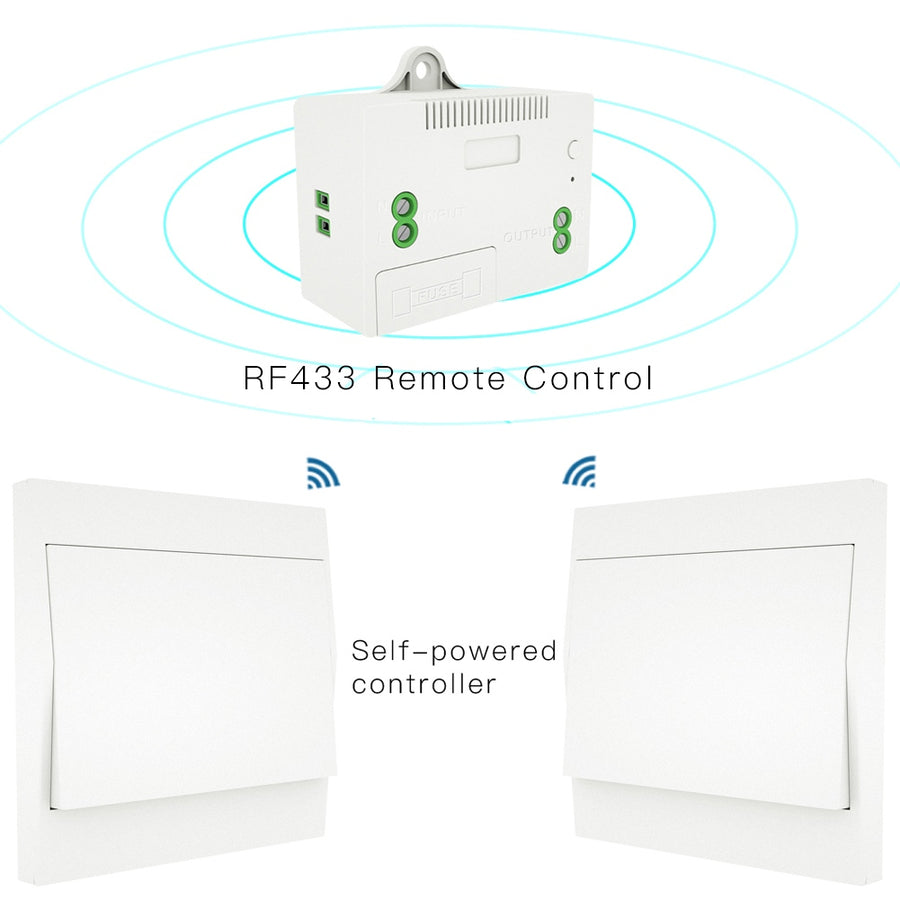 Moes Smart RF433 Transmitter Push Button Switch Multi-Control Self-powered EU