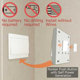 Moes Smart RF433 Transmitter Push Button Switch Multi-Control Self-powered EU, view 5