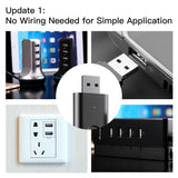 Moes WiFi IR+RF Tuya Smart Remote Controller Wireless USB Controller for TV Fan, view 3