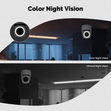 Moes Smart WiFi Camera Indoor 3MP HD Home Monitoring Surveillace Work with Alexa Google Home, view 5