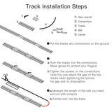 Moes WiFi Smart Electric Motorized Splicing Curtain Tracks System,Tuya Curtain Motor with DIY Track RF Remote, view 6