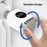 Moes Smart Wifi/Zigbee Thermostatic Radiator Valve TRV Programmable Temperature Controller, view 4