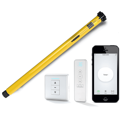 Moes ZigBee Automatic 38mm Smart Tubular Roller Blinds Motor RF433 Remote Control