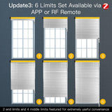 Moes ZigBee Automatic 38mm Smart Tubular Roller Blinds Motor RF433 Remote Control, view 4