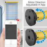 Moes ZigBee Automatic 38mm Smart Tubular Roller Blinds Motor RF433 Remote Control, view 5