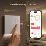 Moes Star Feather EU Standard Smart Zigbee Dimmer Switch 2A/440W Neutral Wire Required, view 2