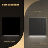 Moes Star Feather EU Standard Smart Zigbee Dimmer Switch 2A/440W Neutral Wire Required, view 4