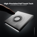 Moes Star Feather Series WiFi Smart Switch Push Button With Neutral Wire Light Scene 2in1 Switch EU Version, view 2