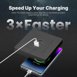 Moes Star Ring 30W/65W Fast Charging PD3.0 Wall Electrical Outlet Charger GaN Socket 3 Ports Type C USB A, view 3