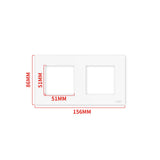 Moes Star Ring Switch Panel EU/US Version 2/3/4 Gang (ONLY PANEL without switch), view 4