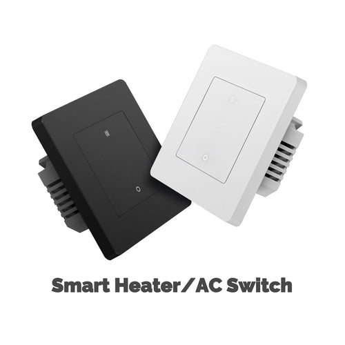 Moes Star Ring ZigBee Smart Double Pole Heater/AC Switch 20A High Load With Electricity Monitor EU Standard
