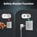 Moes Star Ring ZigBee Smart Socket EU Wall Embedded Outlet Energy Monitor, view 4