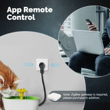 Moes Star Ring ZigBee Smart Socket UK Wall Embedded Outlet Energy Monitor, view 3