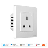 Moes Star Ring ZigBee Smart Socket UK Wall Embedded Outlet Energy Monitor, view 6