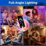Moes Tuya GU10 Matter WiFi Smart LED Bulb with Voice Control, Dimmable 5W Light 2700-6500K RGB Colors, view 5