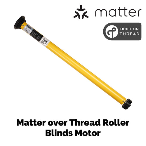 Moes Tuya Matter Over Thread Smart Roller Blinds Motor 38mm Tube Curtain Automation for Alexa Google Home HomeKit