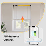 Moes Tuya Matter Over Thread Smart Roller Blinds Motor 38mm Tube Curtain Automation for Alexa Google Home HomeKit, view 3