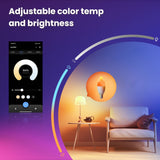 Moes Tuya Matter WiFi Smart LED E14 Dimmable Light Bulbs 2700-6500K+RGB, view 4
