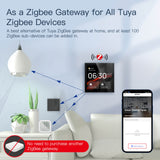 Moes Tuya Wifi Smart Touch Screen Center Control Panel with Voice Control Alexa Built-in ZigBee Gateway Built-in Neutral Wire Required, view 5