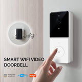 MOES Smart WiFi Video Doorbell Camera 2-way Audio Intercom Outdoor Wireless Door Bell Night Vision EU Version, view 2