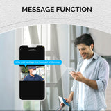 MOES Smart WiFi Video Doorbell Camera 2-way Audio Intercom Outdoor Wireless Door Bell Night Vision EU Version, view 6