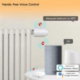 Moes Tuya ZigBee Radiator Valve Smart Thermostat & Remote Control for Home Heating TRV 601, view 4