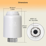 Moes Tuya ZigBee Radiator Valve Smart Thermostat & Remote Control for Home Heating TRV 601, view 6