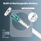 Moes Tuya ZigBee Rechargeable 16mm Smart Roller Blinds Motor for 17/25/28mm Tubes — App & Voice Control, view 4