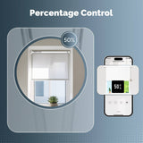 Moes Tuya ZigBee Rechargeable 16mm Smart Roller Blinds Motor for 17/25/28mm Tubes — App & Voice Control, view 5