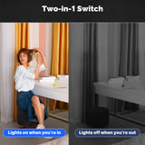 Moes Tuya Zigbee Smart Human Presence mmWave Radar Detection Wall Light Switch Neutral Wire Optional EU Version, view 4